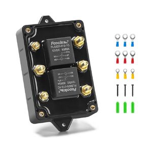12V وحدة التتابع إلى الأمام والعكس التحكم في وحدة التحكم في أنظمة TARP ، والرافعات ، والينش ، والمزيد - مفتاح ثنائي الاتجاه لمحركات AC/DC