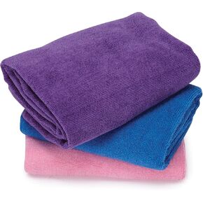 Top Performance Microfiber Towels — Convenient, Brightly Colored Towels for Drying Pets After Bathing - 48", 3-Pack