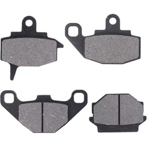 APPERIANPAR 2 مجموعة منصات الفرامل الأمامية والخلفية لـ KAWASAKI KLR650 1987-2007