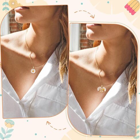 PANTIDE Christian Daisy Locket Necklace for Women - God Has Already Worked Out What You're Worried About Engraved Religious Necklace Inspirational Stainless Steel Jewelry Birthday Gift in Kuwait