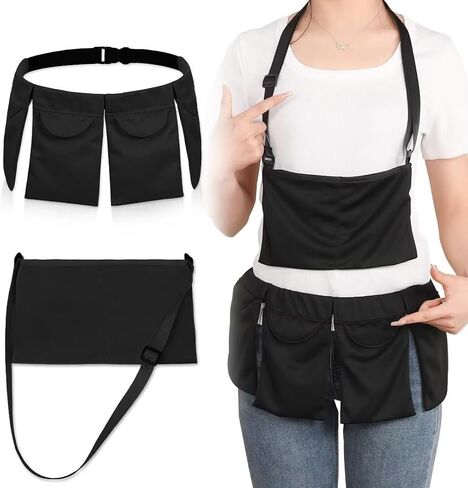Mastectomy Drain Holder Drainage Pouch with Shower Bag for Breast Mastectomy Breast Reduction Augmentation Tummy Tuck Breast Cancer Recovery Support Post Surgery Supplies (2-Pocket Belt + Bath Bag) in Saudi Arabia