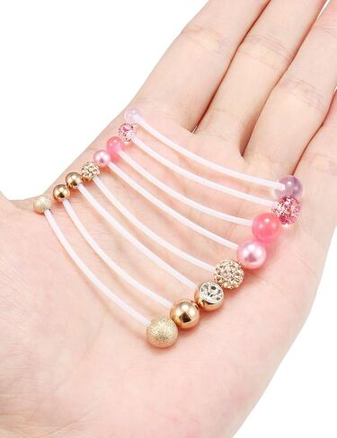 Jenxnjsjo Pregnancy Belly Button Rings Pregnancy Belly Rings Pregnancy Maternity Flexible Bioplast Long Belly Button Rings Navel Retainer Sport Body Piercing 14G 1&1/2 Inch Length in Kuwait