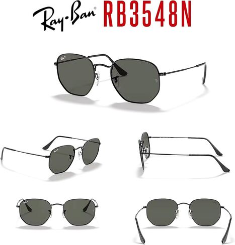 Ray-Ban RB3548N Hexagonal Sunglasses For Men For Women + Bundle with Designer iWear Kit in Kuwait