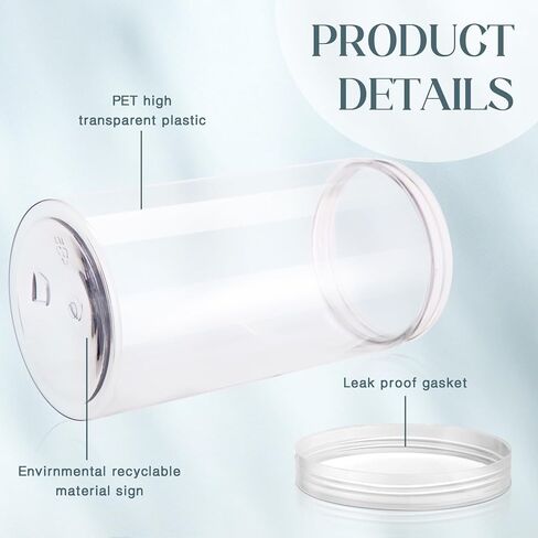 Patelai 4 Pieces Round Wide-mouth Leak Proof Plastic Container Jars with Lids for Travel Storage Makeup Beauty Products Face Creams Oils Salves Ointments DIY Making(1 Ounce,White) in Saudi Arabia