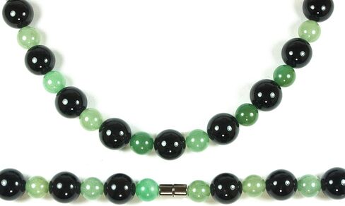 Mens Bead Necklaces Gemstone Jewelry for Women Healing Crystal Fashion Accessory in Saudi Arabia