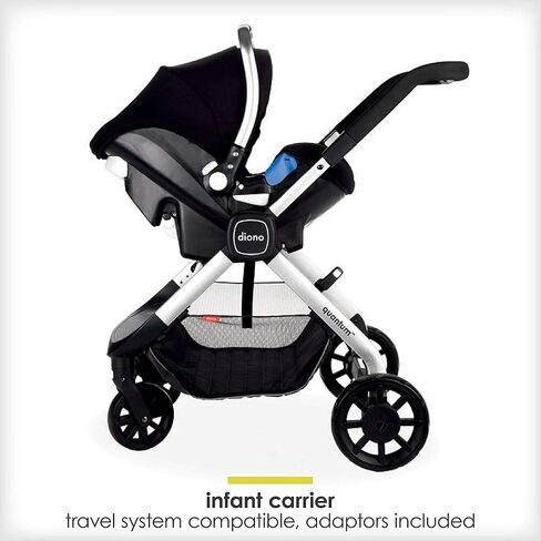 Diono Quantum Classic All Weather Footmuff to Protect Your Baby in Car Seats & Strollers, Light Grey Cube (Pack of 2) in Kuwait