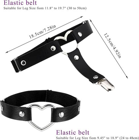 4 أجهزة كمبيوتر مثقلة لأحزمة الفخذ ، حزام قابلة للانزلاق قابلة للتعديل في قلب الحفلات الموسيقية لحفلات الحفلات in Kuwait