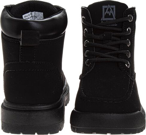 Avalanche Boy's Lace Up Construction Work Boots Outdoor Waterproof Hike Rugged Shoes-Toddler to Big Kid in Saudi Arabia
