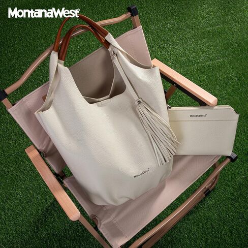 أكياس Montana West Hobo للنساء حقائب يد 2pcs الكتف مع حقيبة كوميدية in Kuwait