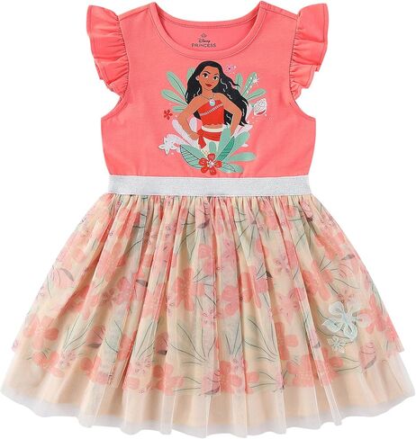Disney Moana Girls Tulle Dress for Toddler and Big Kids in Kuwait
