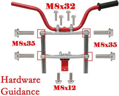 JMCHstore Heavy Duty Triple Tree Clamps 27mm Forks for Coleman CT200U CT200UEX BT200X Viper 200cc Axis M200 Massimo MB200S Mini bike (Black) in Saudi Arabia