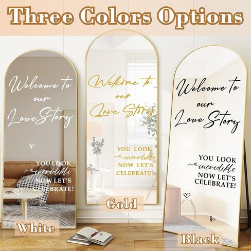 Wedding Welcome Signs Welcome to Our Wedding Sign Decals Selfie Mirror Decals for Weddings Party Entry Welcome Mirror Sticker for Weddings Decor Vinyl Letter Decal for Bridal Shower Marriage Reception in Kuwait