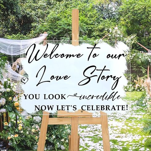 Wedding Welcome Signs Welcome to Our Wedding Sign Decals Selfie Mirror Decals for Weddings Party Entry Welcome Mirror Sticker for Weddings Decor Vinyl Letter Decal for Bridal Shower Marriage Reception in Kuwait