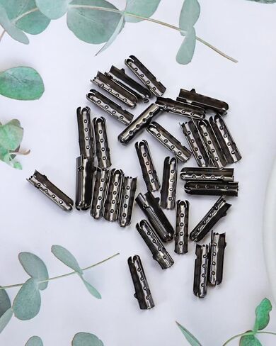 Tupalizy 30PCS Aglets for Shoelaces Repair Paracord Hoodies Sneakers Canvas Shoestrings Shoe Lace Ends Tips Head Replacements in Saudi Arabia