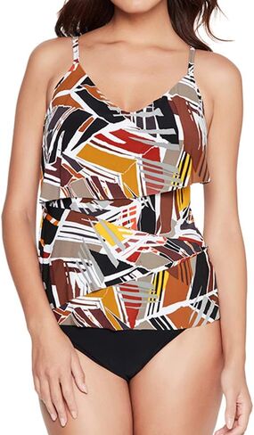 MagicSuit Women's Swimwear Slimming Chloe Tankini Top Soft Cup Bra Adjustable Strap Bathing Suit in Saudi Arabia