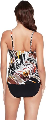 MagicSuit Women's Swimwear Slimming Chloe Tankini Top Soft Cup Bra Adjustable Strap Bathing Suit in Saudi Arabia
