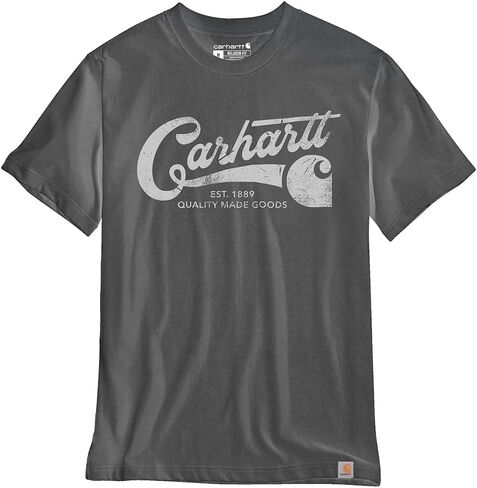 Carhartt Men's Relaxed Fit Lightweight Short-Sleeve Script Graphic T-Shirt in Saudi Arabia