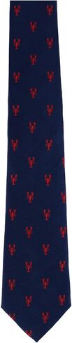 Trafalgar Men's Stonington Lobster Novelty Silk Necktie in Kuwait