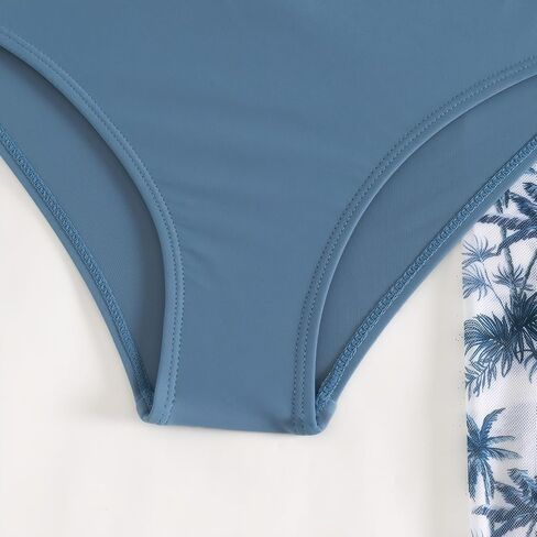 Girls Swimsuit Bathing Suits Bikini Set 3 Piece Girls' Swimwear Bathing Suit with Cover Up Skirt 7-16T in Saudi Arabia