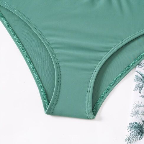 Girls Swimsuit Bathing Suits Bikini Set 3 Piece Girls' Swimwear Bathing Suit with Cover Up Skirt 7-16T in Saudi Arabia