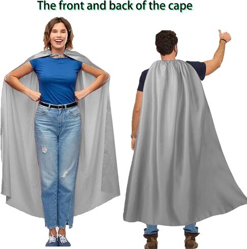 Adult Superhero Cape and Masks-Halloween Vampire Cape Men and Women Costume Party Superhero Cape in Saudi Arabia