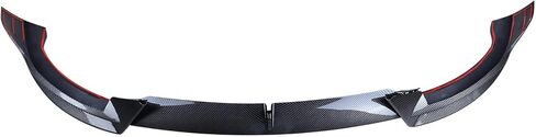 Front Bumper Lip Front Splitter Spoiler Front Wing Fit for 2017-2023 Tesla Model 3 Accessories Lip V Style (Glossy Carbon Fiber) in Saudi Arabia