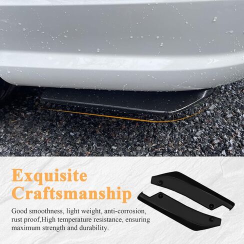 2PCS CAR الخلفية الموفقات المفسد مصدفة الناشر - واقي شفة مركبة شحنة شفة الخدش ، ملحقات السيارات العالمية لمعظم السيارات in Kuwait