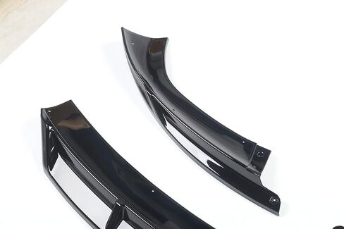 Front Bumper Lip Front Splitter Spoiler Front Wing Fit for 2017-2023 Tesla Model 3 Accessories Lip V Style (Glossy Carbon Fiber) in Kuwait