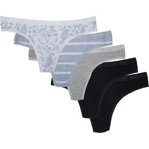 Columbia Women's 4-Way Stretch Cotton Thong 5-Pack