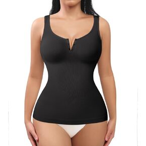 Shapewear Tank Tops for Women Tummy Control Cami Shaper Compression Tanks Slimming Camisole