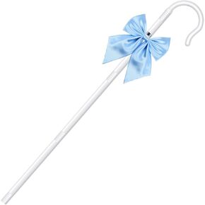 موظفي الراعي وربطة عنق الرافعة المثيرة وايت هوك قصب مع bowtie الأزرق للنساء في عيد الهالوين الحفلات.