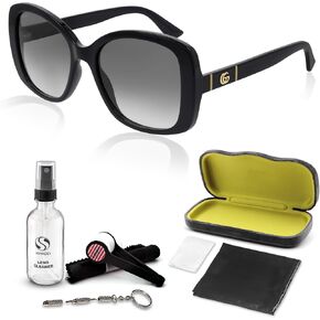 Gucci GG0762S Designer Sunglasses: Elegant Rectangular Frame Eyewear with Premium eSHADES Kit - Epitome of Luxury and Style