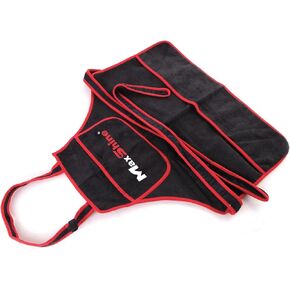 Maxshine Adjustable Microfiber Detailing Apron (330GSM) Waterproof Cloth for Car Detailing - Wash and Reusable Detailing Apron