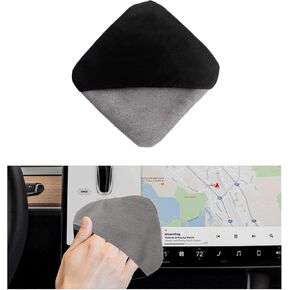 Car Screen Cleaner, Car Touch Screen Microfiber Soft Cloth Cleaning Wipes Square Pad, Screen Cleaning Pad Wipes for Vehicle Dashboard Laptop Computer Monitor Display