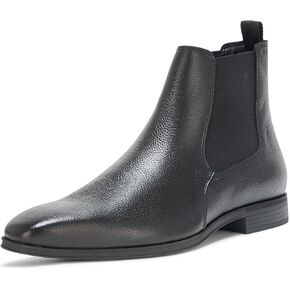 BOSS Men's Theon Leather Chelsea Boot