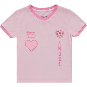 Disney Girls Lilo & Stitch Soccer Jersey T-Shirt - Girls Sizes 4-16