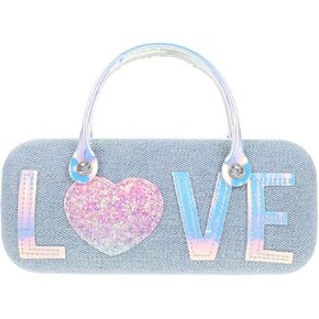 DOITOOL Kids Glasses Case Girls Eyeglasses Case Hard Shell Glasses Case with Handle Kids Eyeglass Case Sunglasses Case for Kids Girls Women Men