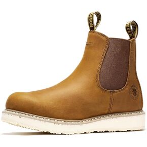 ROCKROOSTER Capitola - Anti-fatigue Comfortable Coolmax Lining Goodyear Welt Soft Toe Leather Work boots for men SAP101BK SAP102BR