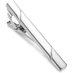 Metal Tie Clips for Men Necktie Tie Bar Pinch Clips Clasp Clip Clamp Pins for Business Party Wedding Anniversary Xmas Gift