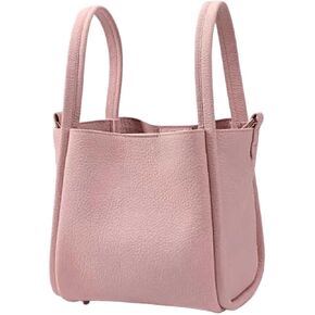 Women's Classic Design Luxury Leather Bag Soft Handbag Fashion Multi functional Bucket Bag Elegant Handbag