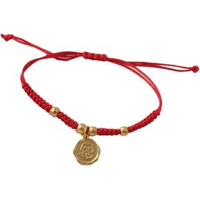 Blue Drop 2025 New Year of Snake Bracelet Braided Rope Red String Lucky Chinese Zodiac Animal Adjustable Bracelet New Year Feng Shui Snake Charm Jewelry for Women Men