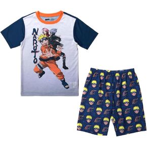 BioWorld Naruto Youth Sleeve Pajama Set (2 قطع)