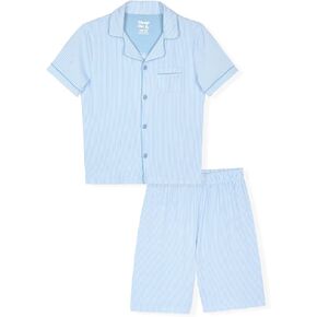 Sleep On It Boys Pajama Sets - 2 Piece Pajama Coat Set for Kids Sleepwear