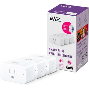 WiZ Connected WiZ Smart Plug Gen 2 - Pack of 1 - Type B - Connects to Your Existing 2.4Ghz Wi-Fi - Control App - Works with Google Home, Alexa and Siri Shortcuts - No Hub Required in Kuwait