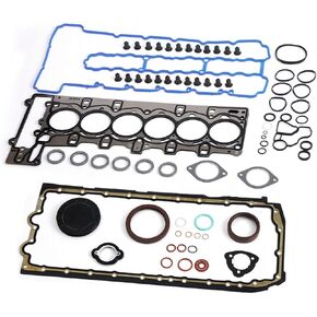 N54 Engine Cylinder Head Gasket Kit Fits for BMW E82 E88 E90 E91 E92 E93 E60 E61 F01 F02 E71 E89 135i 335i 535i 740i 740Li X6 Z4 3.0L V6 Turbo Engine OE 11117547842 11117587168 11127565286