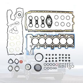 Engine Overhaul Rebuild Gasket Kit Fit for BMW E81 E87 E83 E84 E70 E90 E91 E92 E93 E60 E61 128i 328i 528i 530i 630i 730i X1 X3 X5 3.0L L6 N51B30A N52B30A N52B30B N53B30A