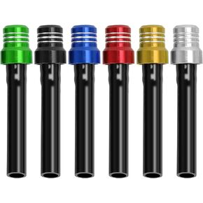 GREHUA 7pcs Black Fuel Tank Gas Cap Hose Gas Tank Hose Vent Compatible with 50cc 90cc 125cc TW200 Drz400s 125cc YZ125 420Rancher KX WR XT CRF XR RM YZF RMZ KLX SSR XPro ATV Quad Pit Dirt Bike Parts