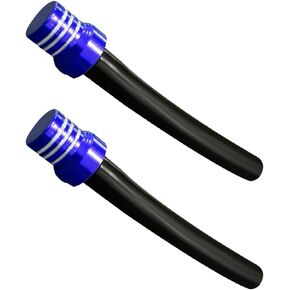 2 PCS Breather Hose Gas Fuel Tank Cap, CNC One Way Tank Vent Tube with Aluminum Breather Valve, Universal for ATV Quad Off-Road Pit Dirt Bike, Motorcycle Accessories (Orange) in Kuwait