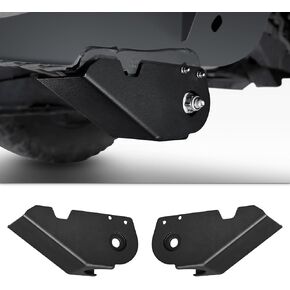 Rear Shock Trailing Arm Skid Plates for 2021+ Ford Bronco (2/4 Door),Wraparound Design | No-Drill Installation | Protects Lower Shock Mounts | Black | 2PCS(Not Fit for Bronco Sport)