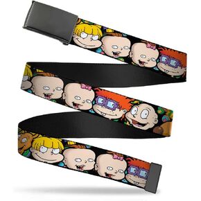 Buckle-Down 4075 Accessorie's Web Belt-Rugrats Character Faces C/U